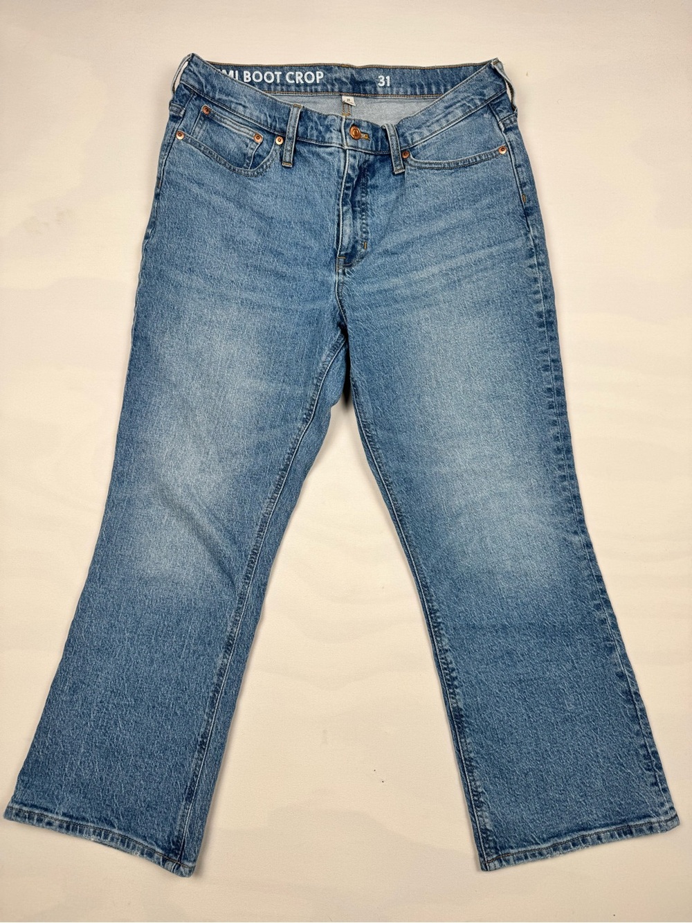 J.Crew Demi Boot Crop Jeans Blue Women’s 31